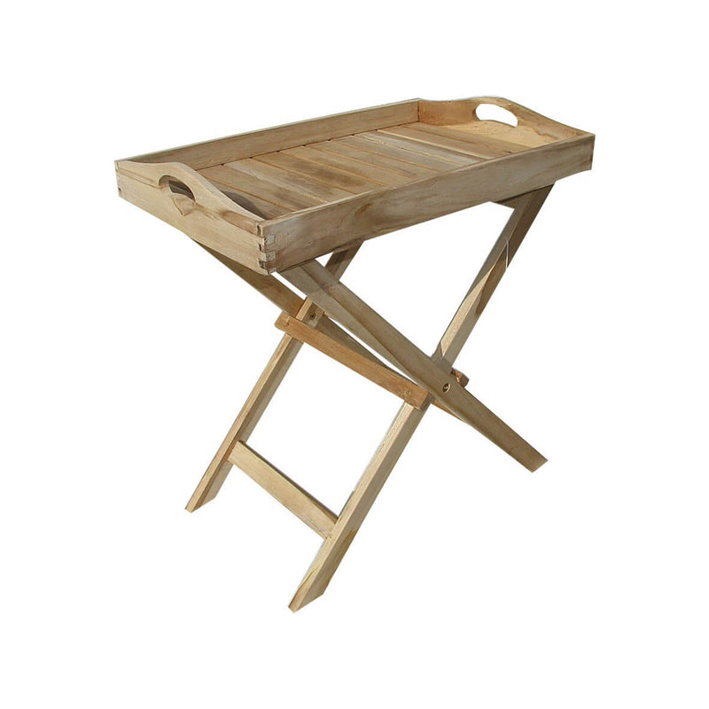 Tabletttisch 65x60x40 cm, Teakholz, Güteklasse C