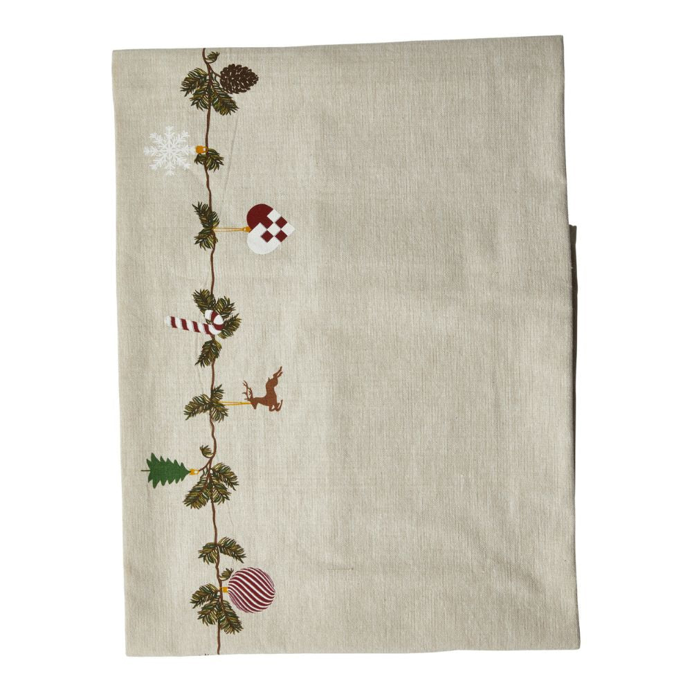 Juledug 140x320 cm bomuld