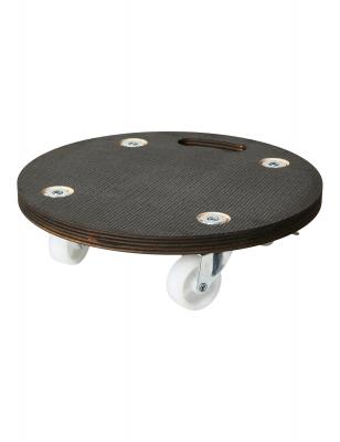 Planteringsvagn Ø30 cm max 150 kg fanér svart