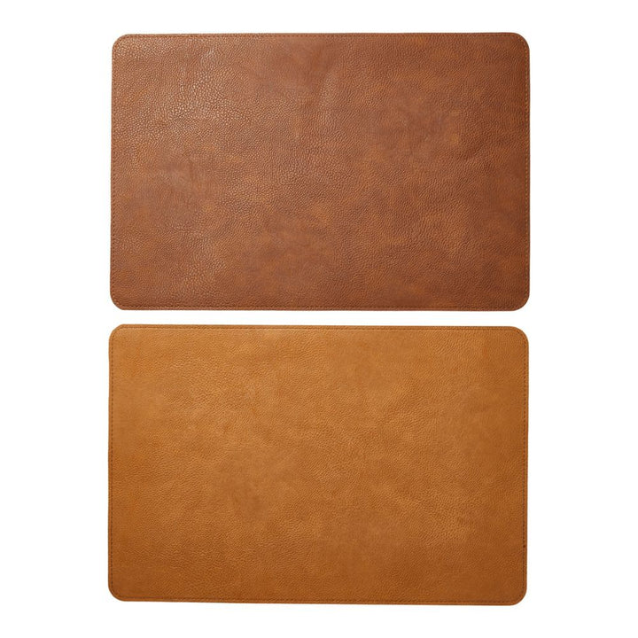 Bordstablett PU 30x45 cm cognac/natur