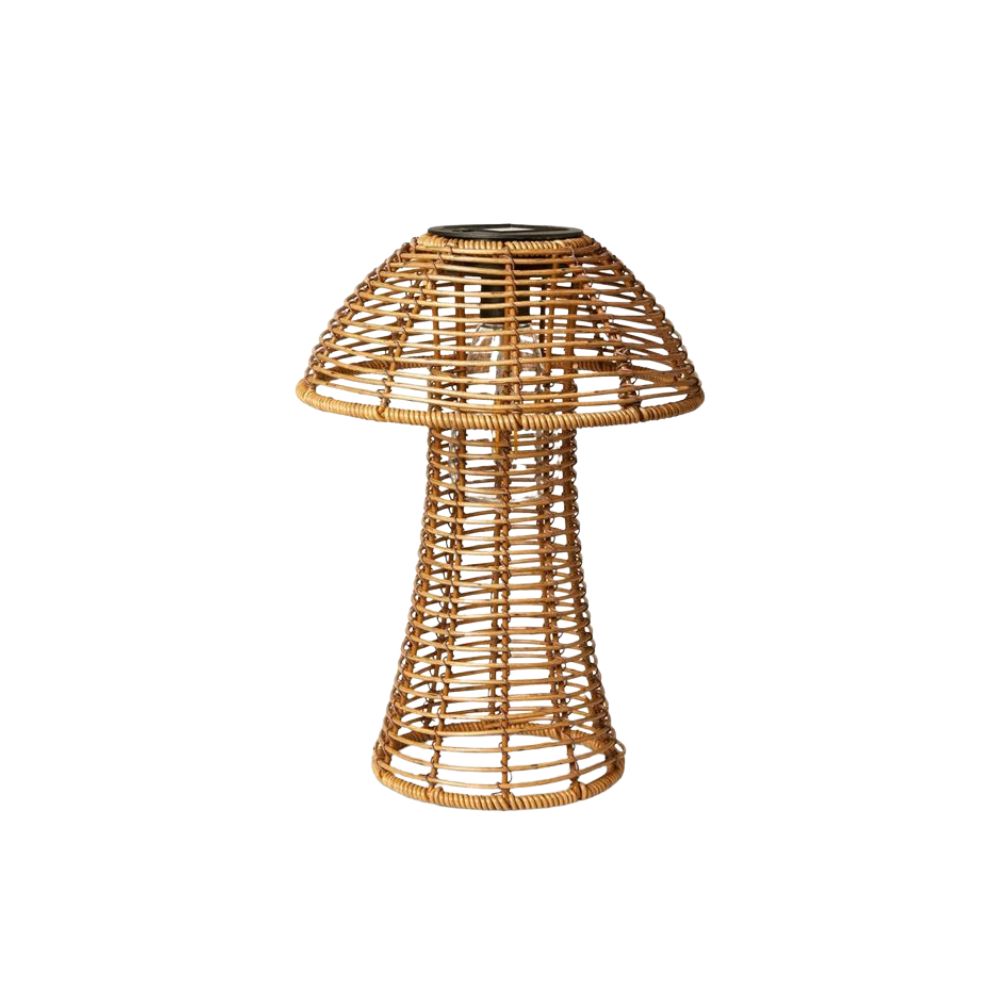 Solar lanterne mushroom lille - natur