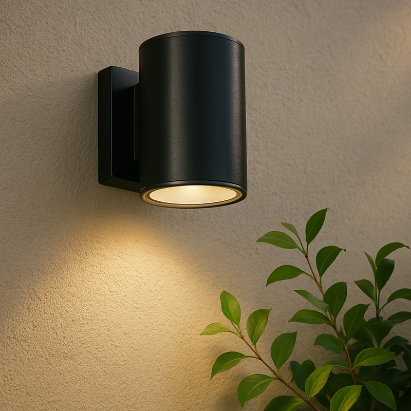 Solar væglampe 1 x LED 12x11x12 cm sort