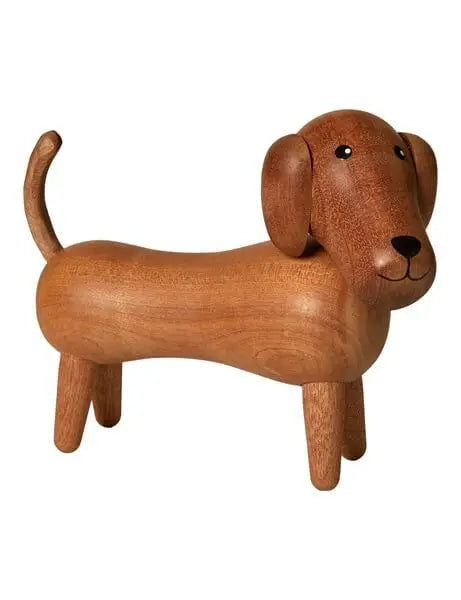 Gravhund 6,7x20x14 cm succitræ natur