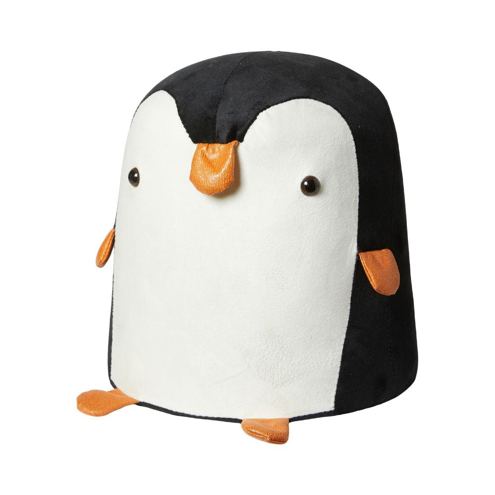 Pinguin Hocker 29x29 cm schwarz