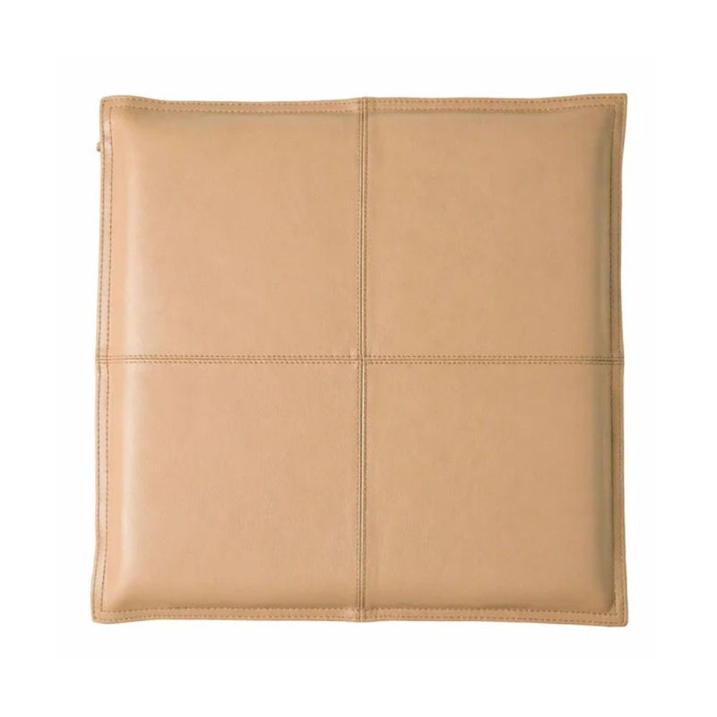 Sitzkissen 38x38 Büffelleder - hellbraun