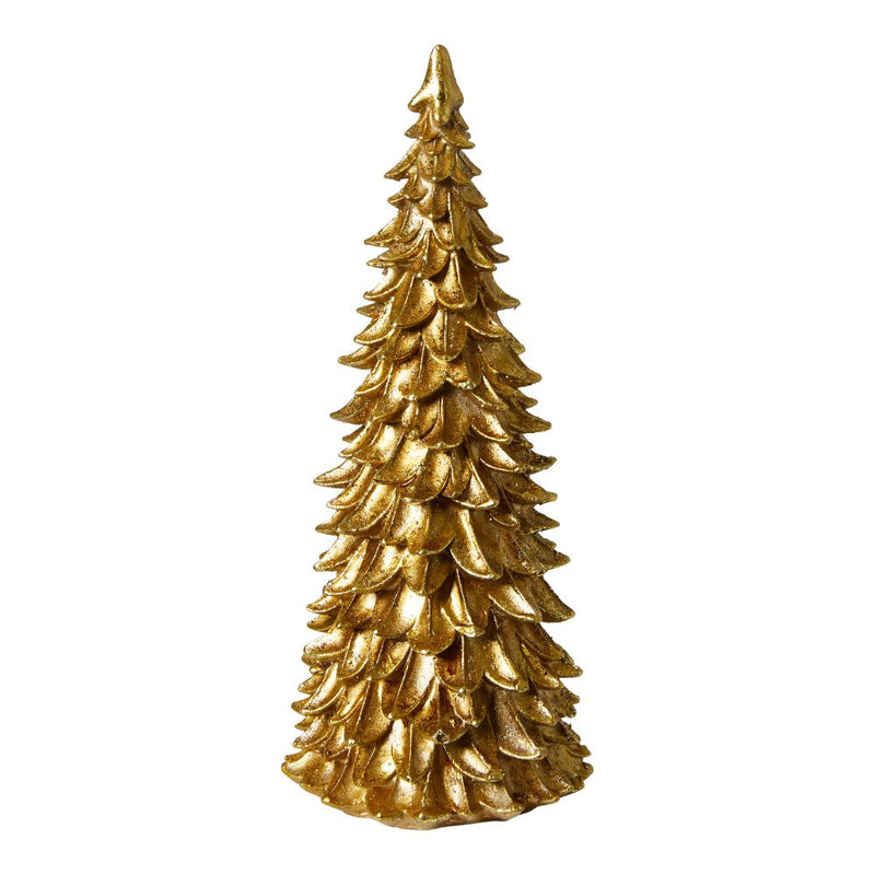 Juletræ i guldfarve - 24 cm