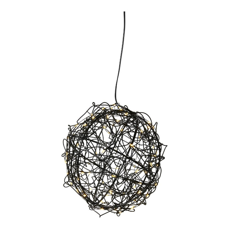 Lyskugle til batteri - 25 cm