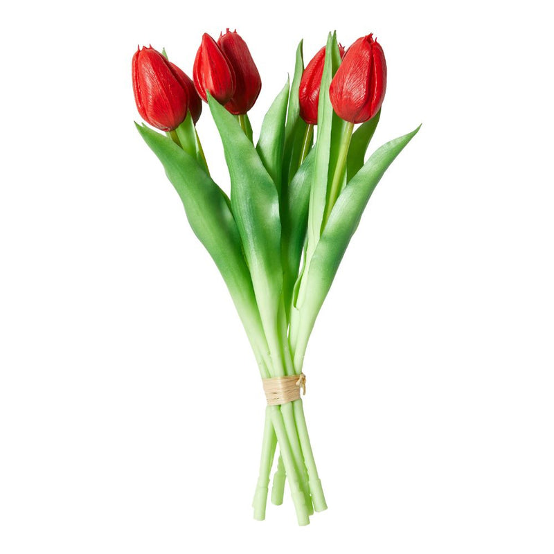 Tulpenstrauß 7 St. 31 cm rot