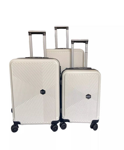 Conzept - Flightcase set Vit ABS 3 delar 20"+24"+28"