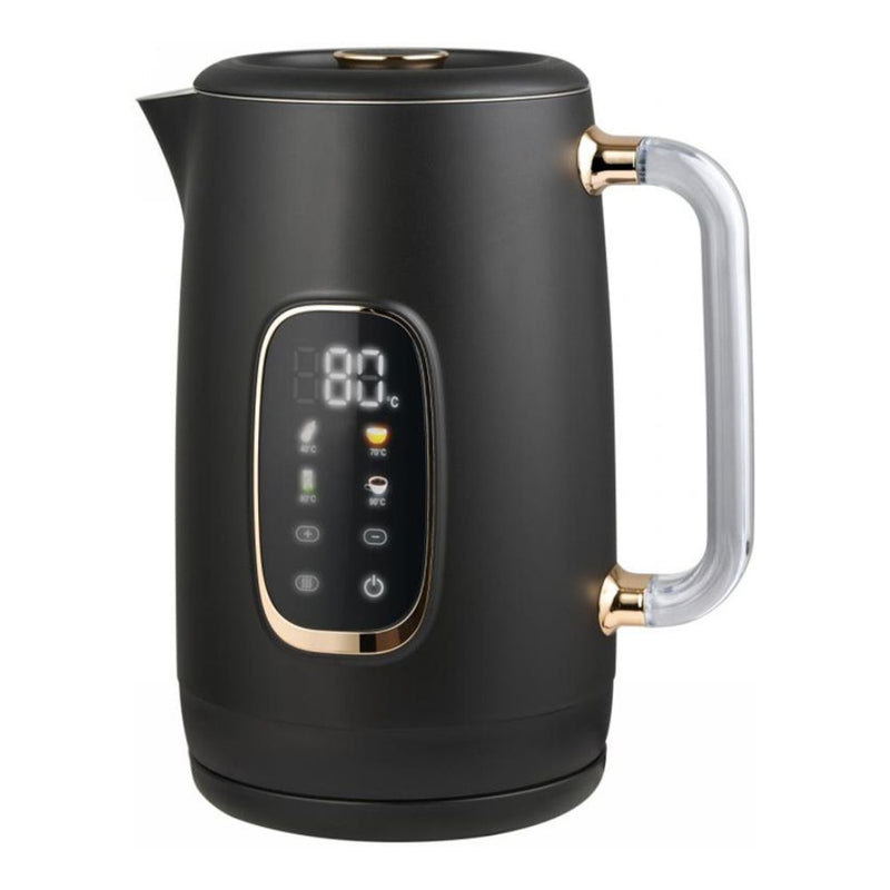 Daily vattenkokare 1,7 L dubbelväggig med display och guldkant 2200 W