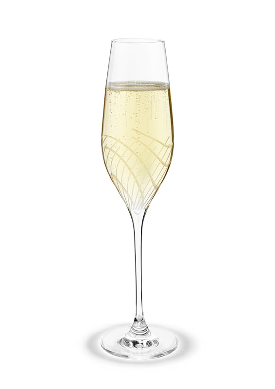 Holmegaard - Cabernet Lines champagneglas 29 cl. 2 st.