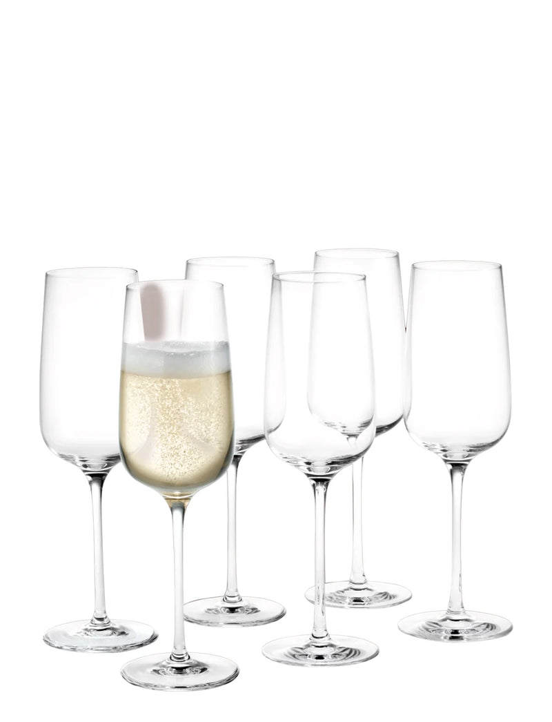 Holmegaard - Bouquet Champagnerglas 29 cl klar - 6 Stk.