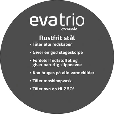 Eva Trio - Wok Rustfrit stål - 32 cm