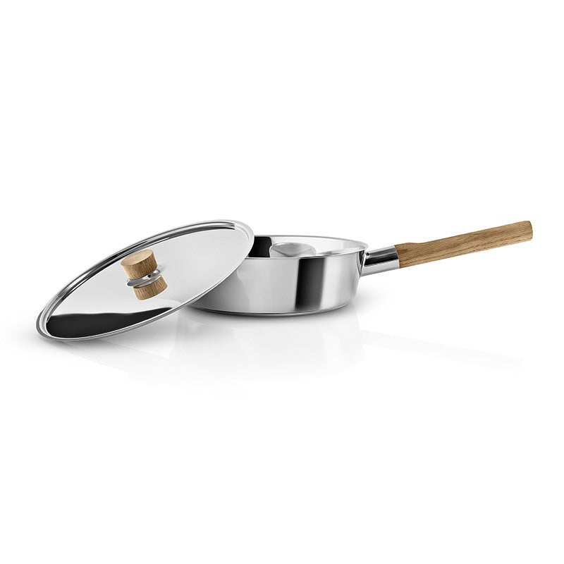 Eva Solo - Bratpfanne mit Deckel Ø24 cm Nordic Kitchen Edelstahl 