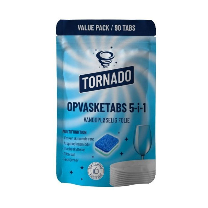 Tornado - Opvasketabs 5-i-1 - 90 stk.