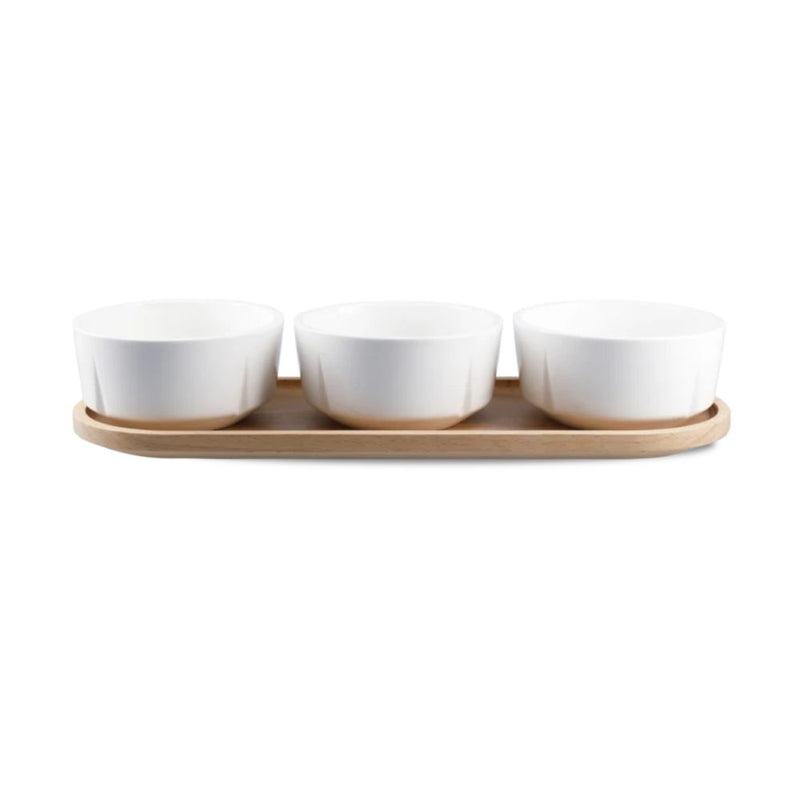 Rosendahl - Grand Cru Tapassæt 33x12 cm hvid 3 stk.