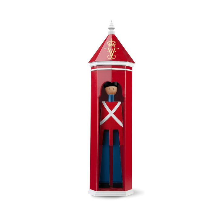 Kay Bojesen - Skilderhus Kong Frederik X H36 cm rød/hvid