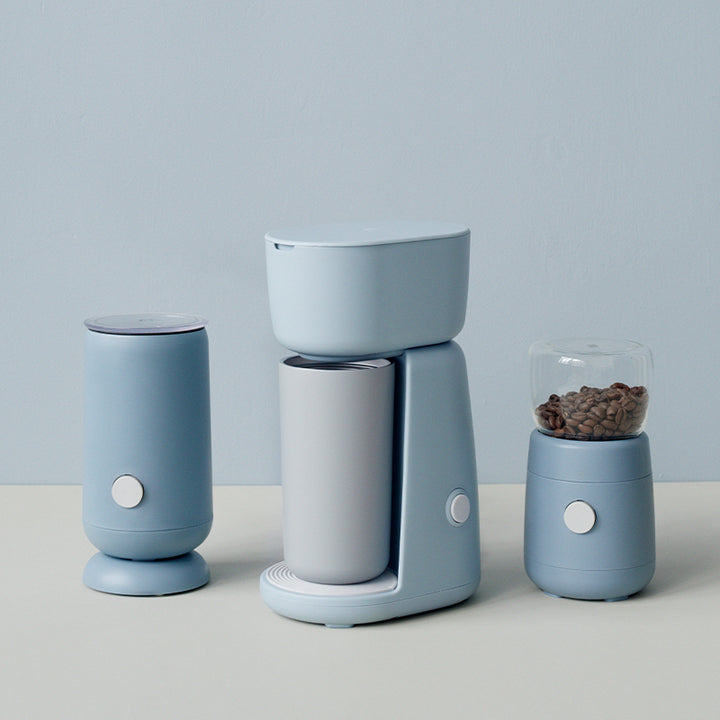 Stelton - FOODIE elektrisk mælkeskummer dusty blue