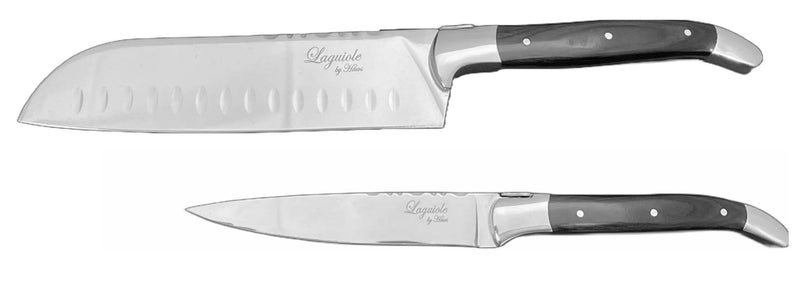 Laguiole By Haws Santoku- und Universalmesser schwarz