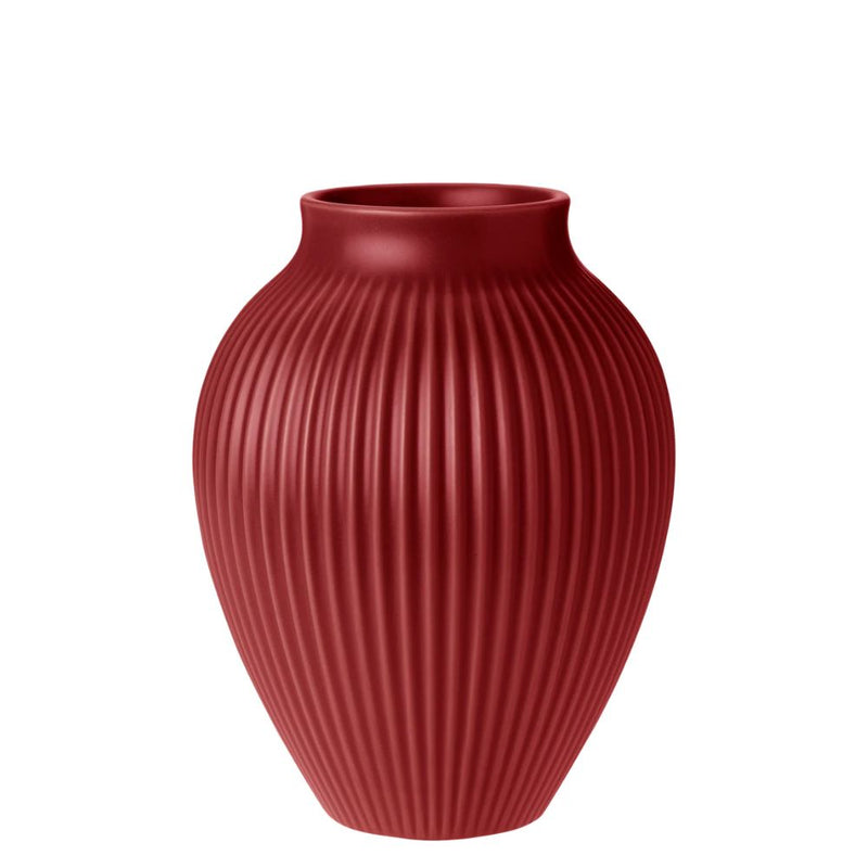 Knabstrup - Vase 20 cm cherry red