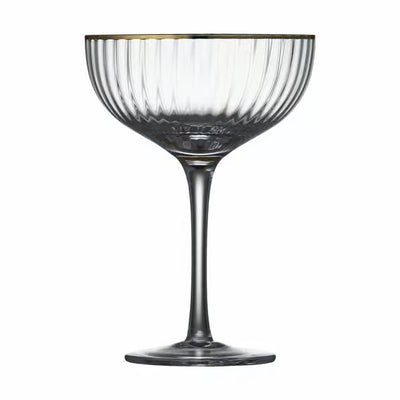 Lyngby Glas - Palermo Gold Cocktailglas 31,5 cl 4 stk