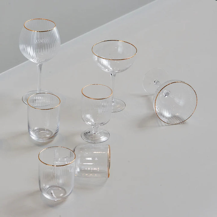 Lyngby Glas - Palermo Gold Gin & tonic-glas 32 cl - 4 stk
