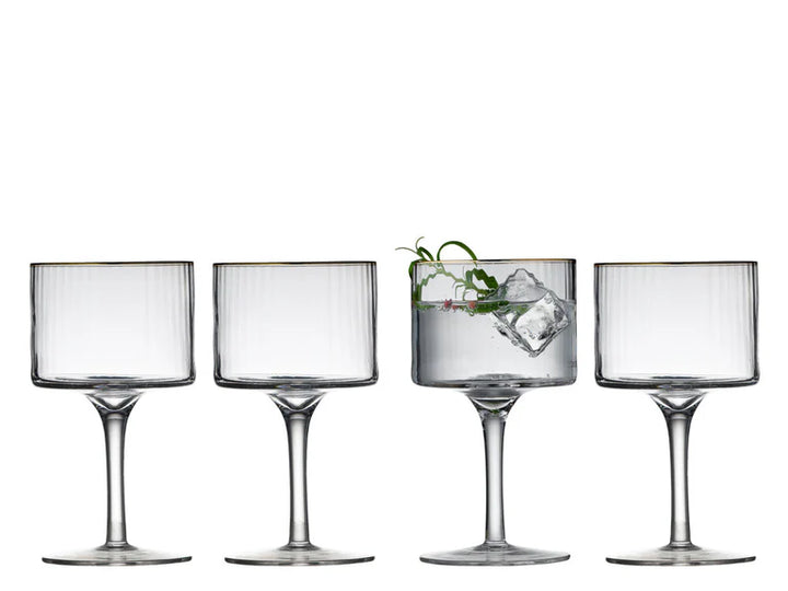 Lyngby Glas - Palermo Gold Gin & tonic-glas 32 cl - 4 stk