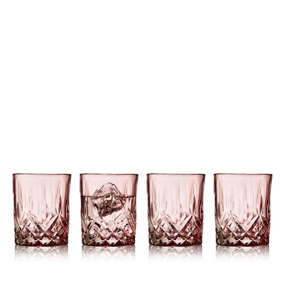 Lyngby Glas - Whiskyglas - Sorrento 32 cl. 4 stk. - Pink