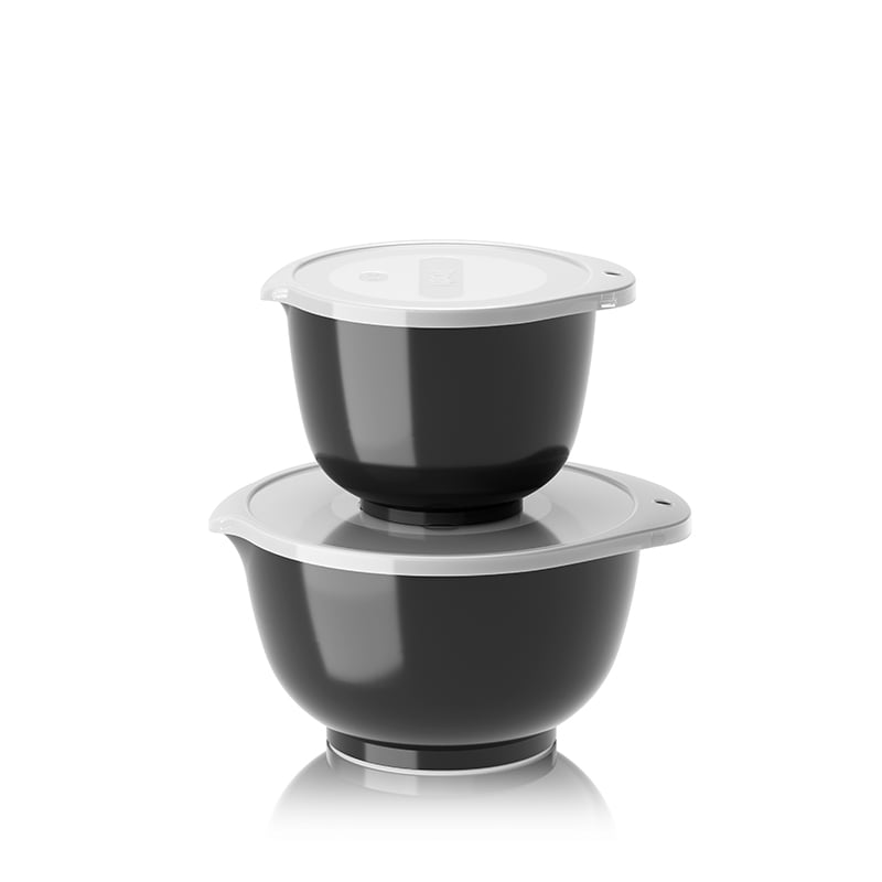 Rosti - Margrethe Rührschüssel-Set, 4-teilig, 1,5 + 3 Liter, Carbon Black
