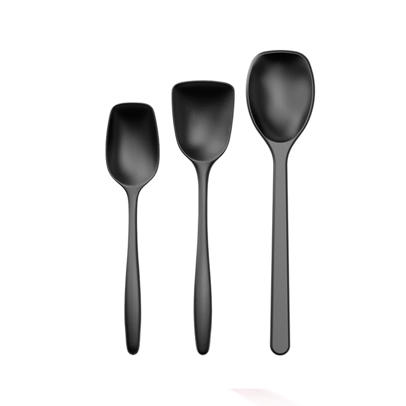 Rosti – NEUES klassisches Topflöffel-Set, 3-teilig, Carbon Black