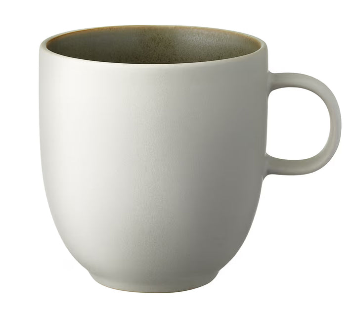 Studio Round - Krus North 33 cl Matte white/Matte moss