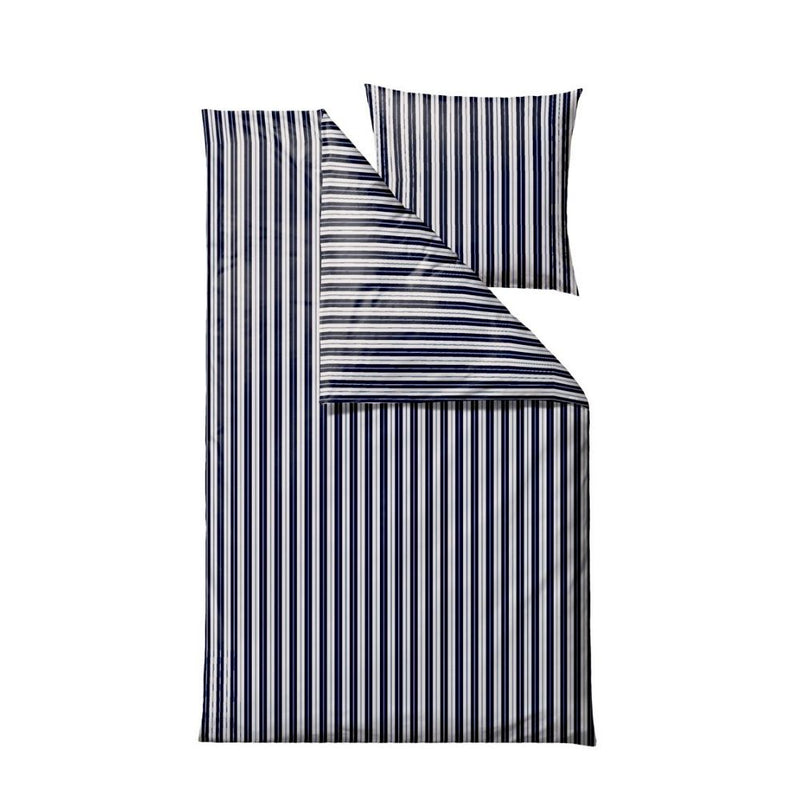 Sødahl - Bettwäsche 140x220 Flow Navyblau
