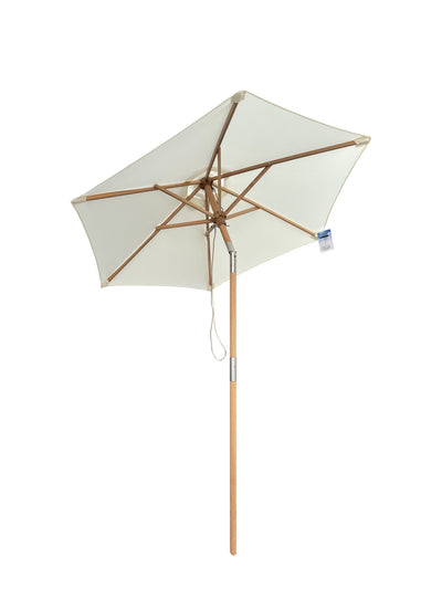 Hoffmann - Venedig parasol Ø1,8 m 2 delt natur NR. 17