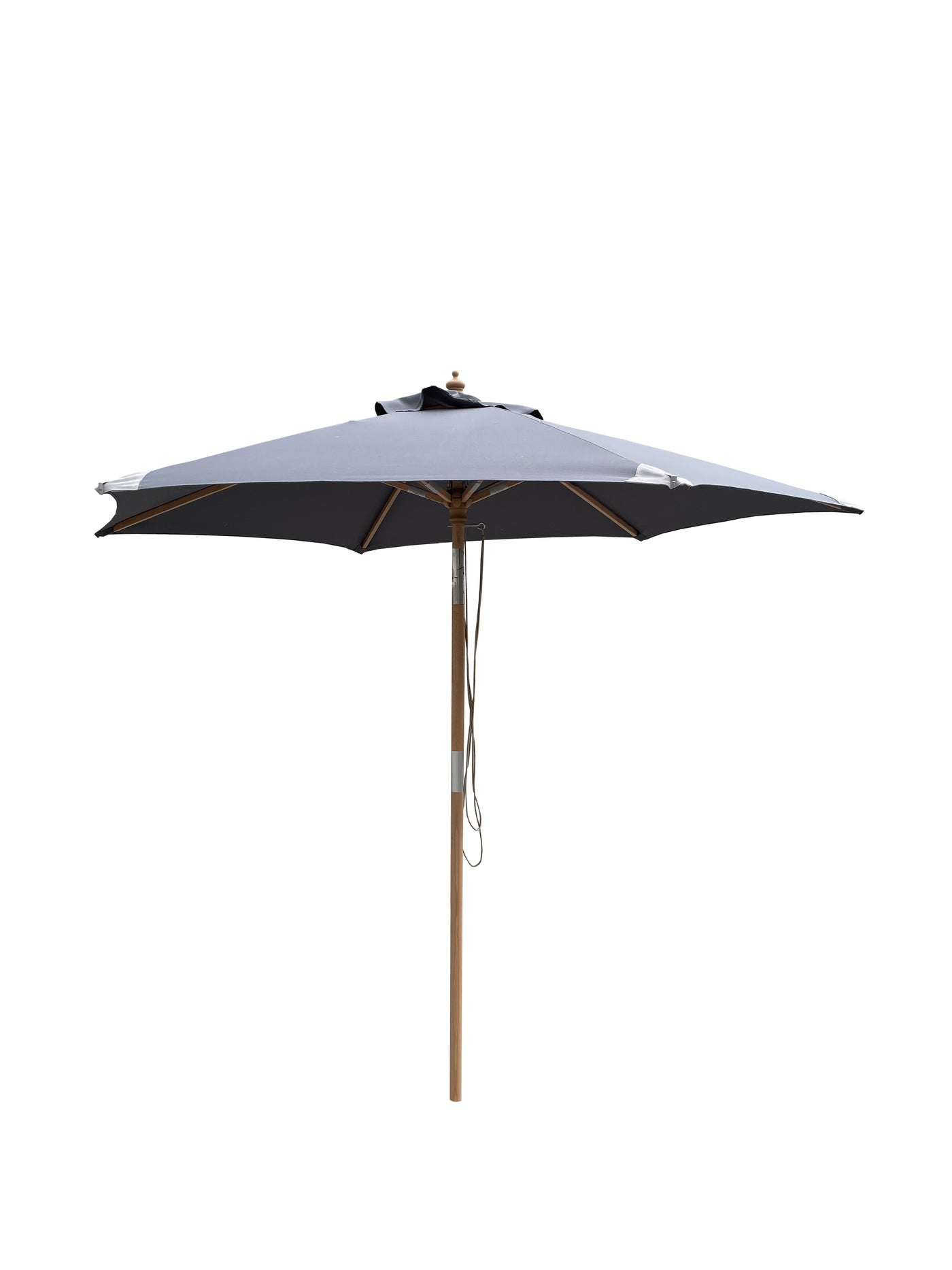 Hoffmann - Geneve parasol Ø 2,5 m 2 delt - Grå