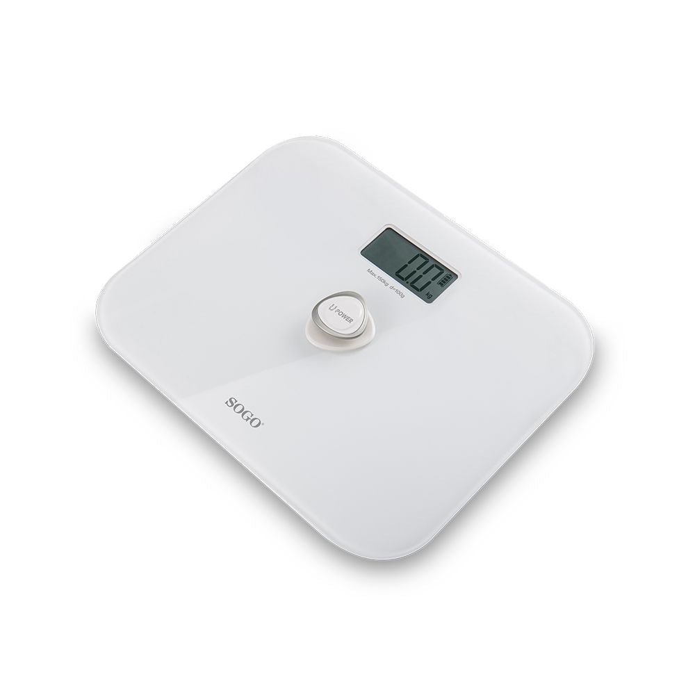 Sogo - Personvægt Vejer op til 150 kg - Hvid