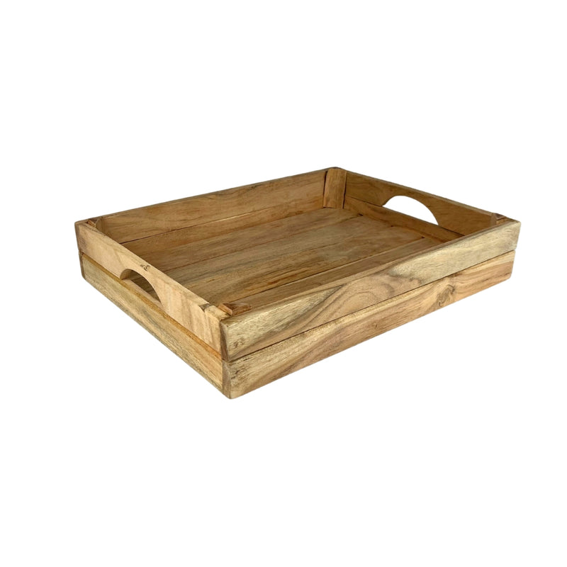 Dacore - Tablett aus Akazienholz 40x30x7 - Natur