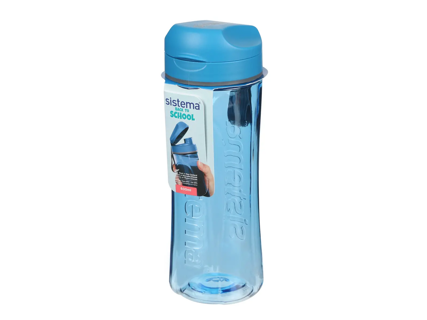 Sistema - Drikkeflaske 600ml Tritan Swift Bottle - Assorteret farve