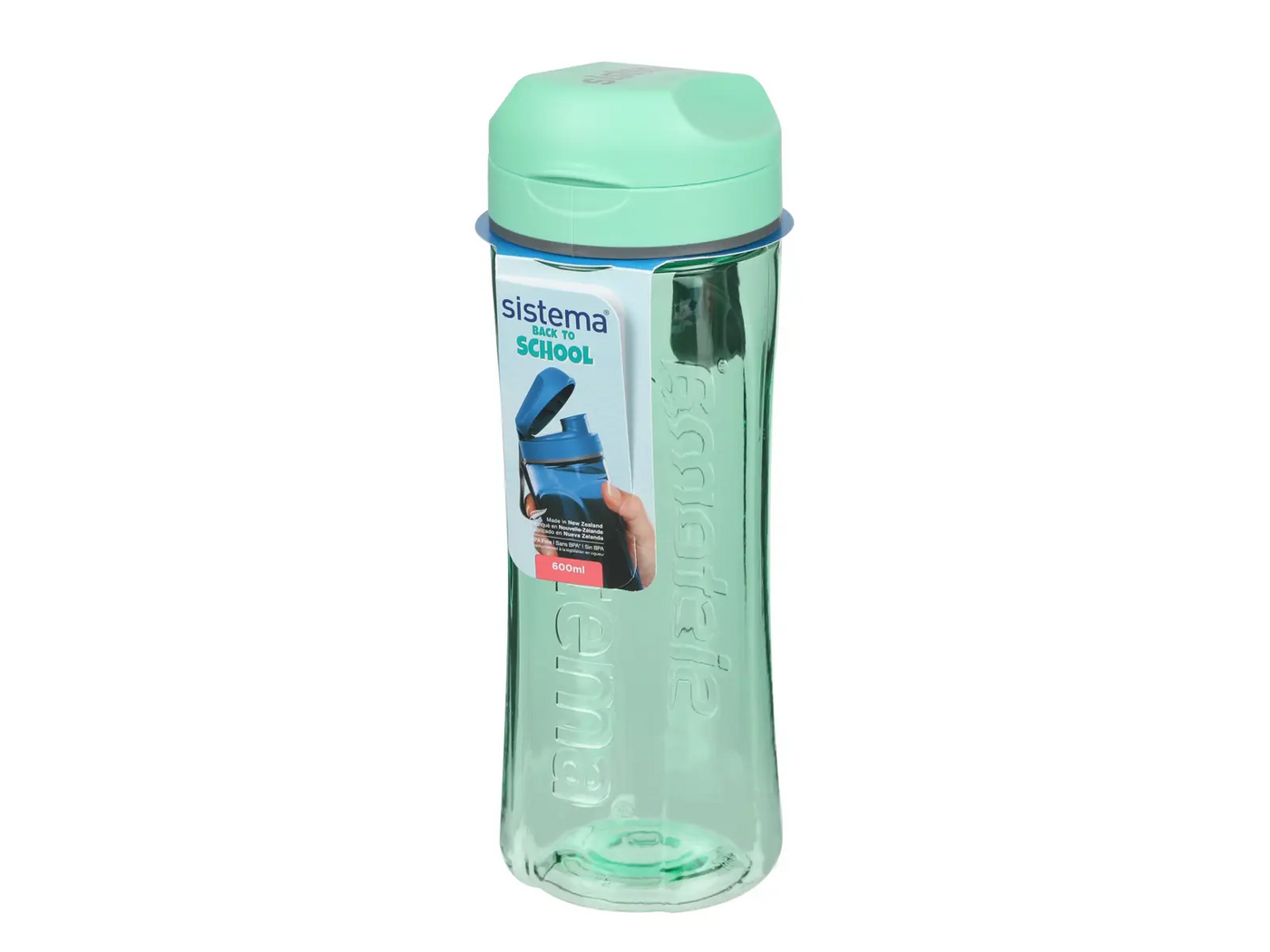 Sistema - Drikkeflaske 600ml Tritan Swift Bottle - Assorteret farve