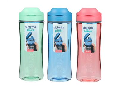 Sistema - Drikkeflaske 600ml Tritan Swift Bottle - Assorteret farve