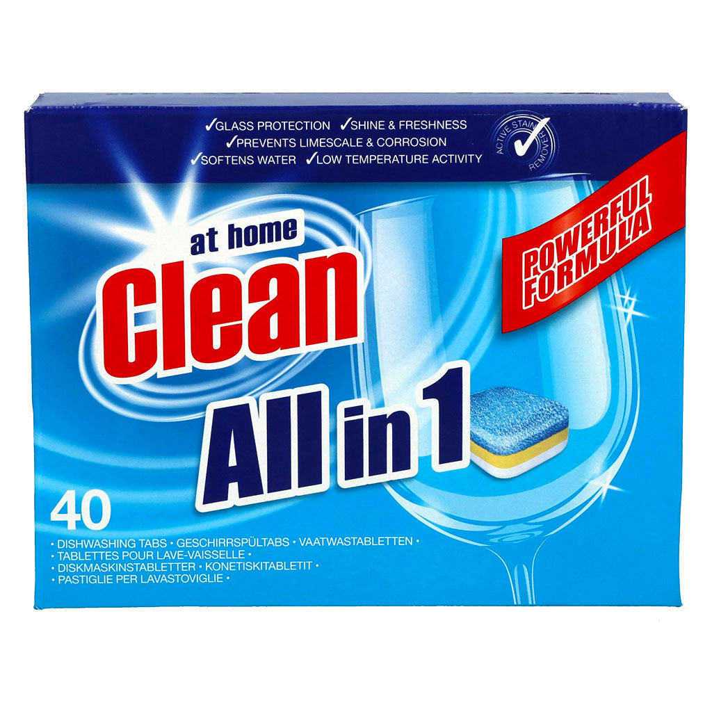 At home clean - Opvasketabs all-in-1 - 40 stk.