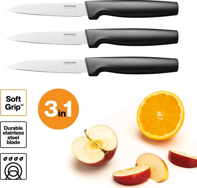 Fiskars - Functional Form Gemüsemesser 3-tlg.