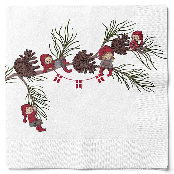 Die alte Apotheke – Weihnachtsservietten, 20 Stück – The Apothecary 