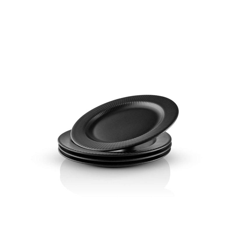 Eva Trio - Legio Nova Kagetallerken 19 cm Black -  4 stk.