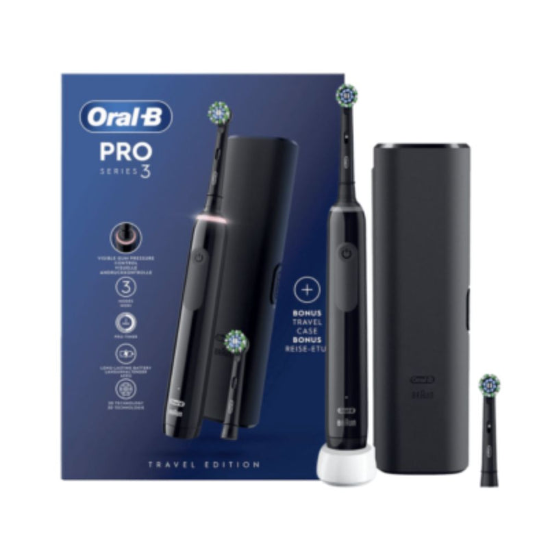 Oral B tandbørste Pro 3500 Black Edition og rejseetui