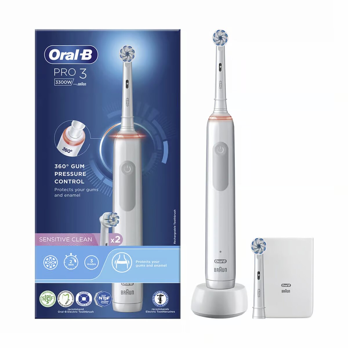 Oral-B tandborste Pro 3 3000 vit