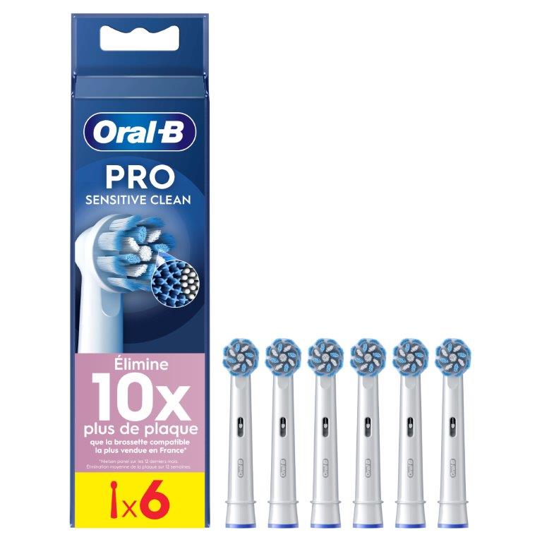 Oral B - lösa borstar Sensitive 6-pack