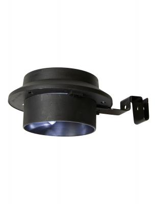 Solarlampe til tagrende 2 stk. 17x12x6 IP44 plast sort