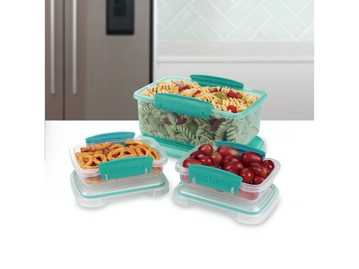 Sistema - Förvaringslåda 3 st. 1L &amp; 2 x 200ml.