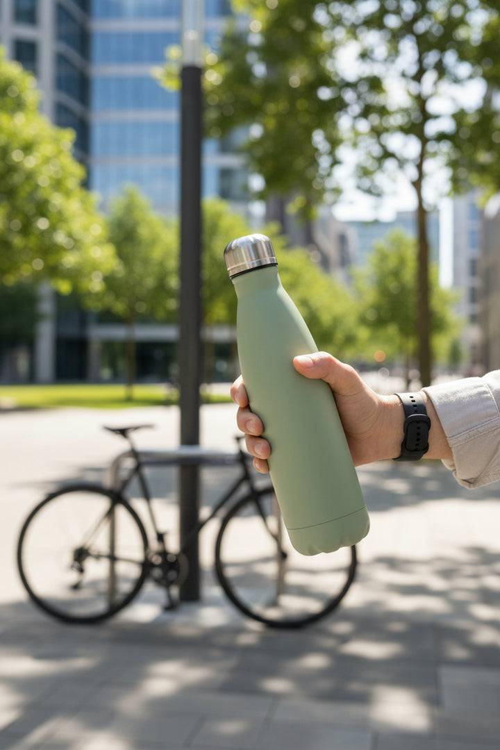 Thermosflasche 500 ml Edelstahl kühle Minze