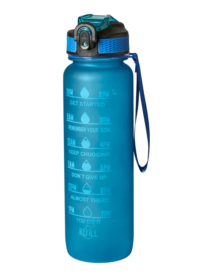 Trinkflasche 1000 ml, Kunststoff, aqua 